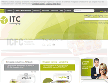 Tablet Screenshot of itc-packaging.com